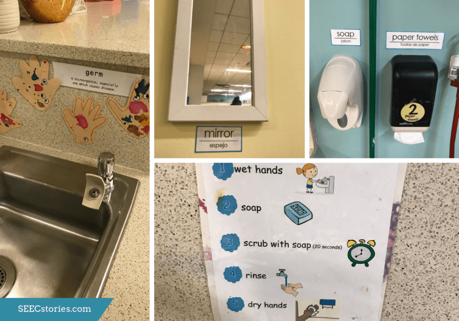 Emergent Literacy_signs with words and pictures_bathroom_handwashing