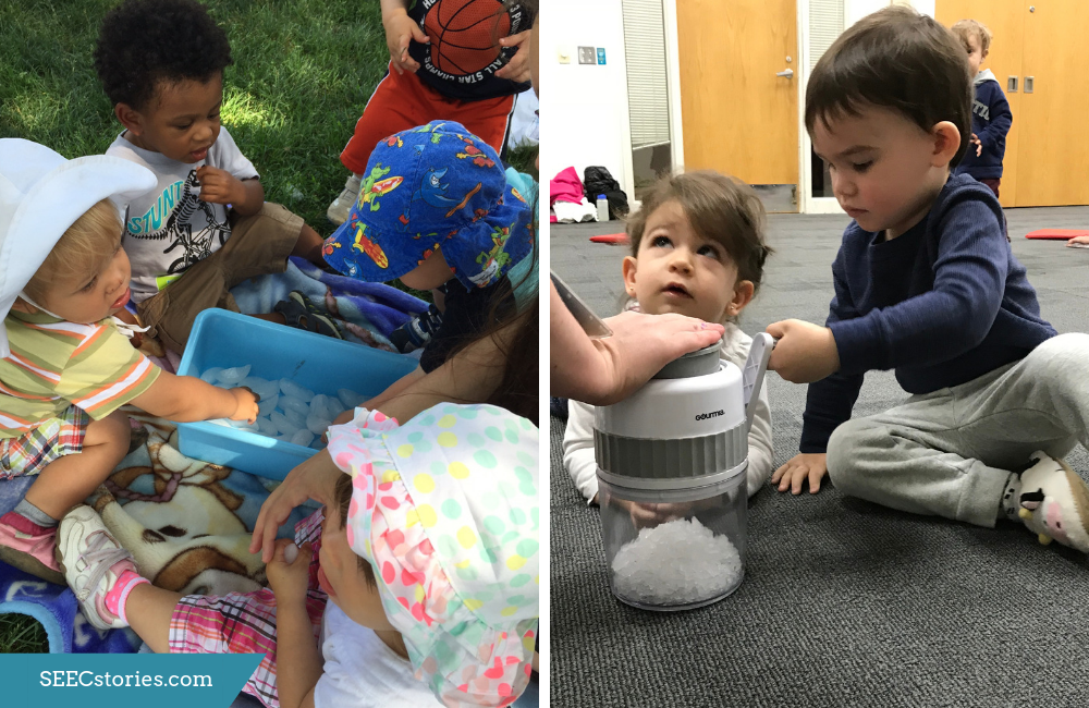 space, children, crowded, exploring